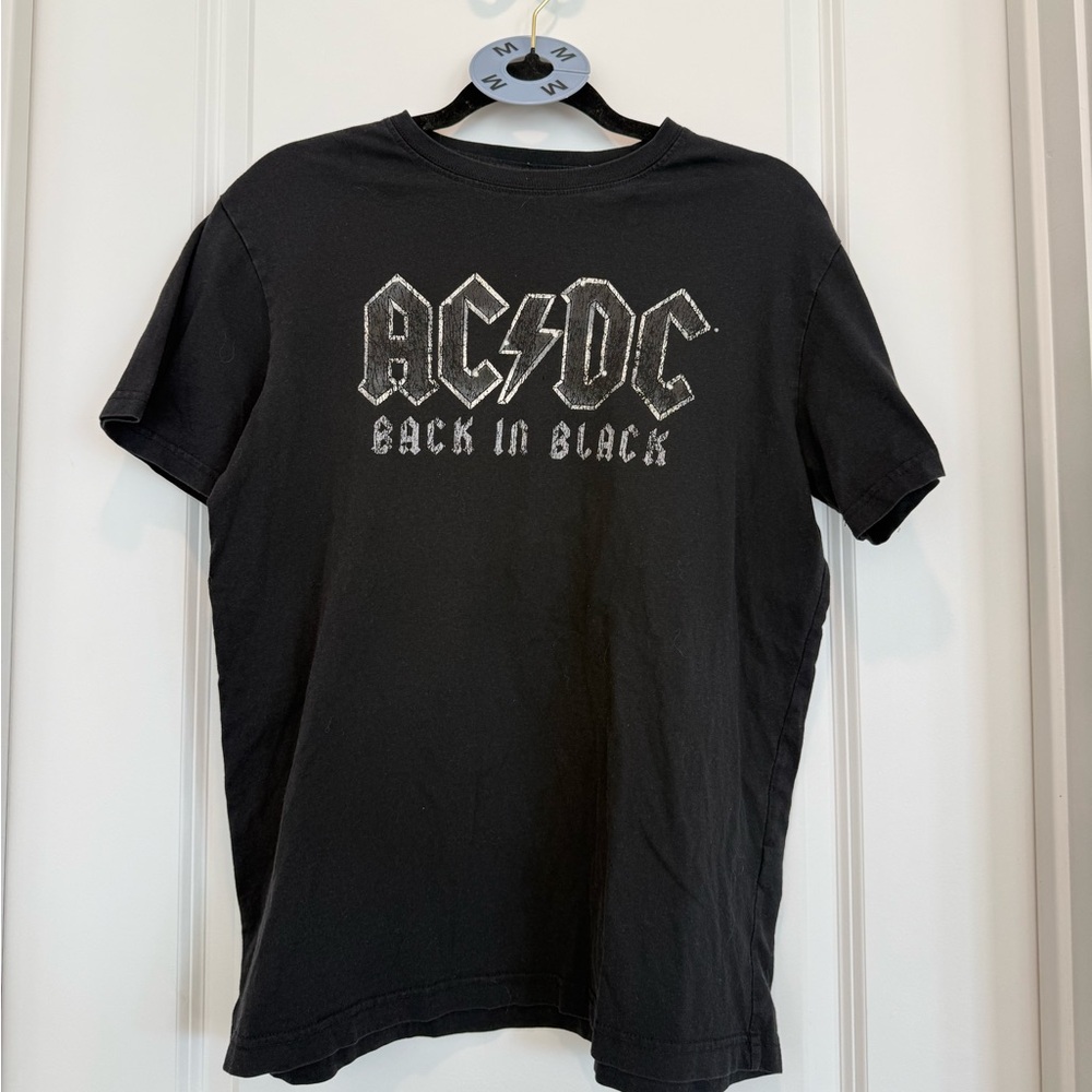 AC/DC Black Short Sleeve Tee